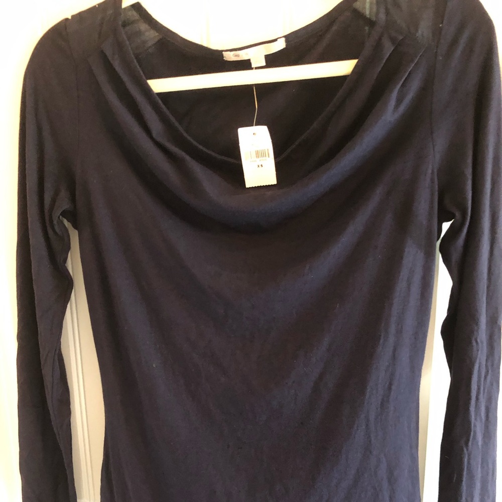 Gap navy blue long sleeve top